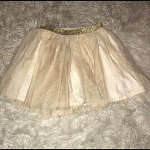 Sonoma girls Sparkle gold skirt